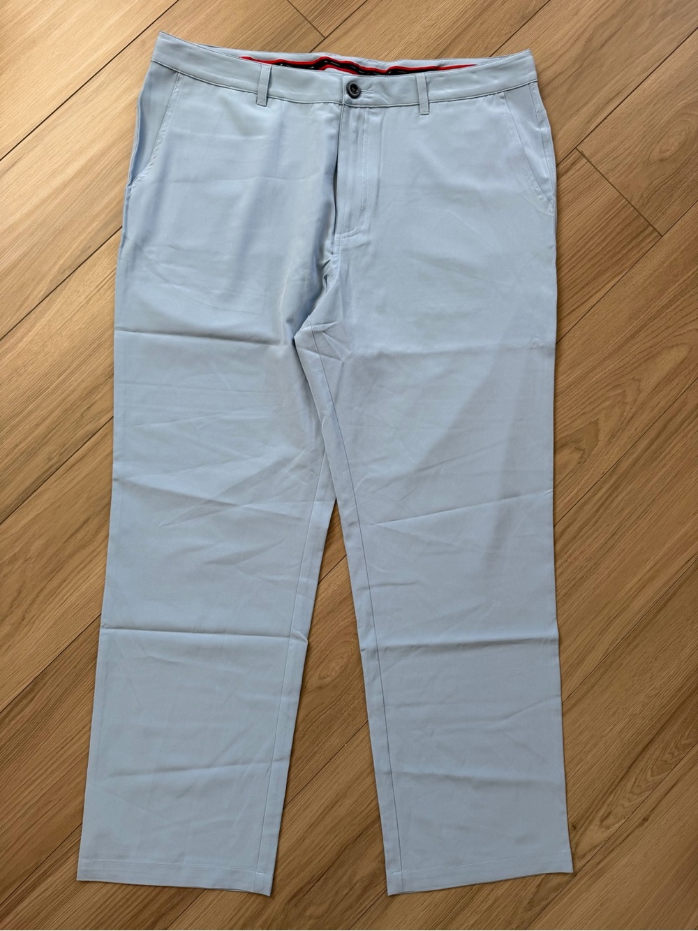 Short Par 4 Light Blue Men’s Chino Golf Pants 36x30 Like New